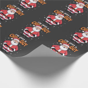 Papier Cadeau Je suis juste un type cool Meme Noël drôle 2025