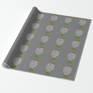 Papier Cadeau Je suis la famille d'appariement de chemises Elf L
