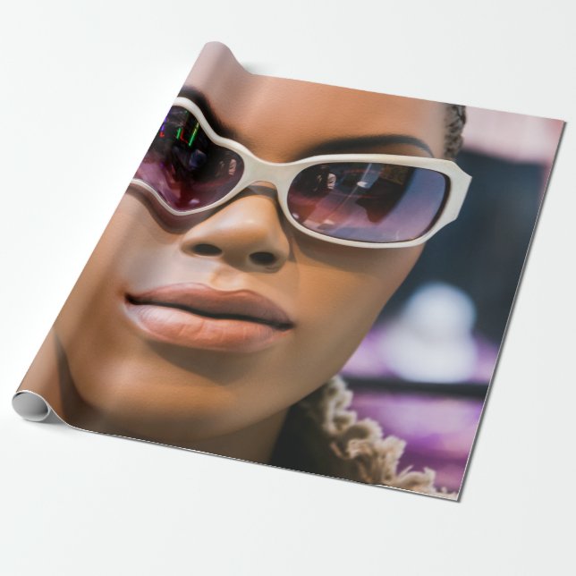 Papier Cadeau Je suis vraiment belle (Déroulé)