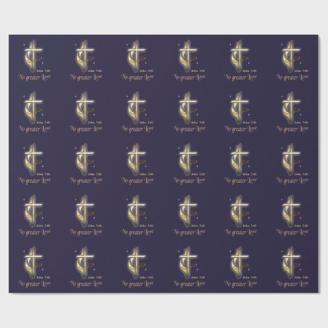Papier Cadeau Jean 3:16 (Plat)