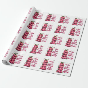 Papier Cadeau J'enseigne le Citrouille le plus mou dans le cance