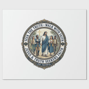 Papier Cadeau Jésus Apologétique Théologie Chemise de Nerd de Fo
