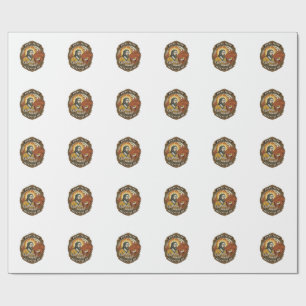 Papier Cadeau Jésus Brûlant Bouche Super Épicé Party Dip Humour_