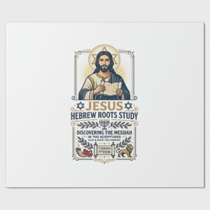 Papier Cadeau Jésus Langues de la Bible Hébreu Grec Chemise de