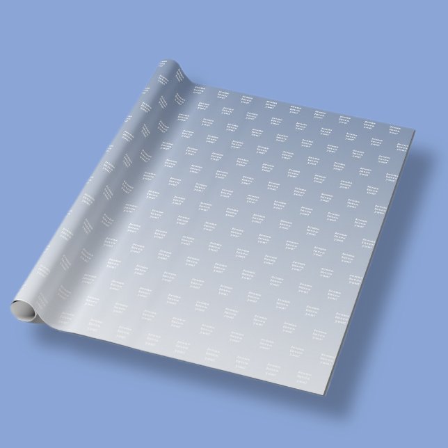 Papier Cadeau Jésus t'aime ! | bleu clair ombre (Créateur téléchargé)