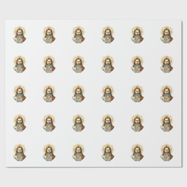 Papier Cadeau Jésus Vérification de Captcha Endless Feux de Circ (Plat)