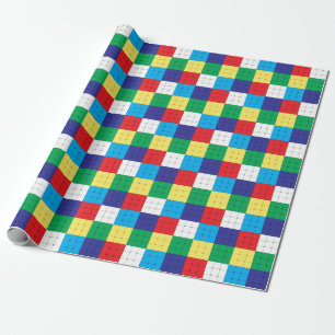 Papier Cadeau Jeu de puzzle de cube 