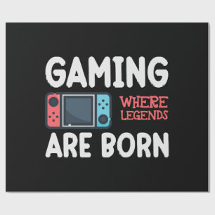 Papier Cadeau jeu où les légendes naissent