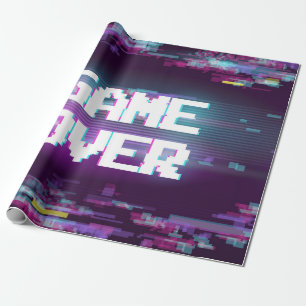 Papier Cadeau Jeu sur l'illustration de concept avec un effet de