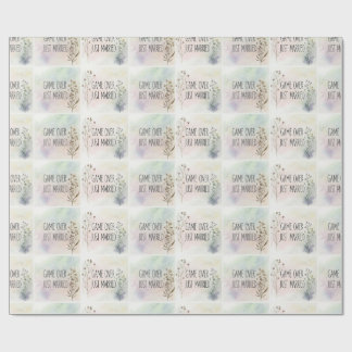 Papier Cadeau Jeu sur, nous nous sommes mariés par Natasha Us