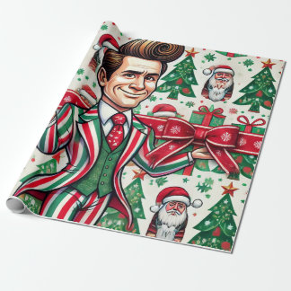 Papier Cadeau jim carrey noël