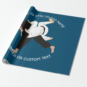 Papier Cadeau Jiu Jitsu Judo Martial Arts Studio