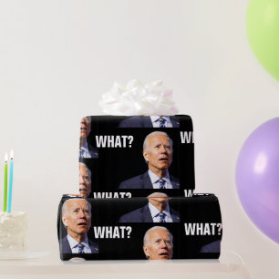PAPIER CADEAU JOE BIDEN LIVRE D'ANNIVERSAIRE D'ANNIVERSAIRE