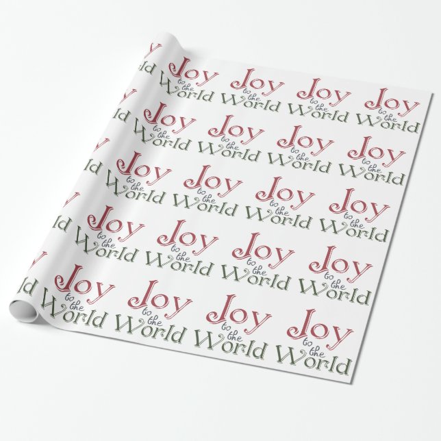 Papier Cadeau Joie au Monde (Déroulé)