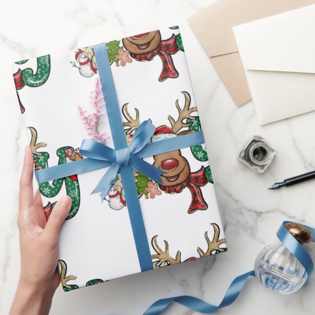 Papier Cadeau JOIE DE Noël (Cadeaux)