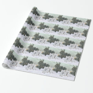 Papier Cadeau Joie de Noël des Westies