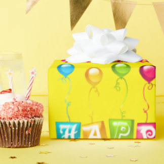 PAPIER CADEAU JOLI ANNIVERSAIRE