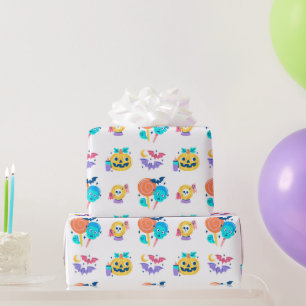 Papier Cadeau Joli cadeau d'Halloween coloré pour les enfants de