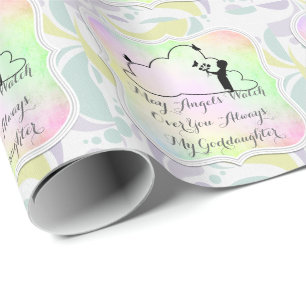 Papier Cadeau Joli cadeau godgirl enfant personnalisé