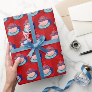 Papier Cadeau Joli Cupcke