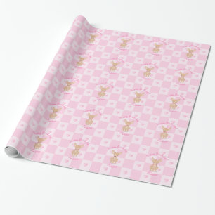 Papier Cadeau Joli en Chihuahua rose