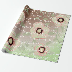 Papier Cadeau Joli Enveloppement Cadeau Flowé