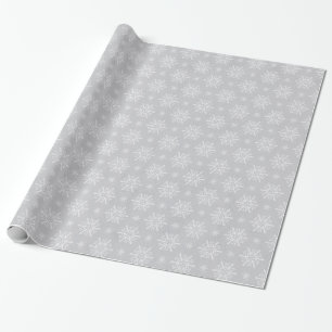 Papier Cadeau joli flacon cadeau gris argent