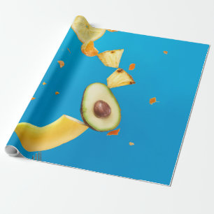 Papier Cadeau Joli Fruits