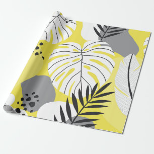 Papier Cadeau Joli motif abstrait sans couture avec pal tropical