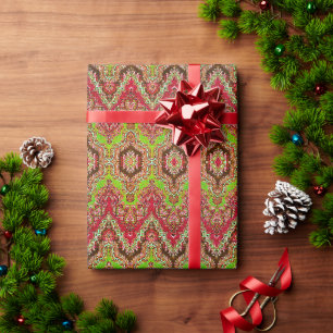 Papier Cadeau Joli motif arabe coloré vintage