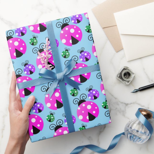 Papier Cadeau Joli Motif couleur Ladybugs (Cadeaux)