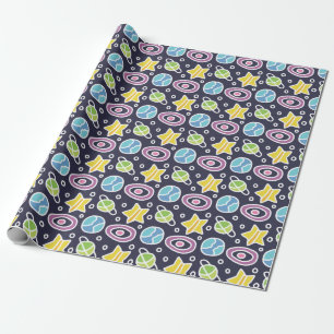 Papier Cadeau Joli motif spatial