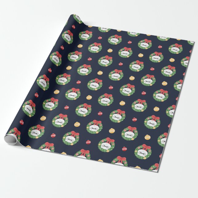 Papier Cadeau Joli Noël simple et amusant (Déroulé)