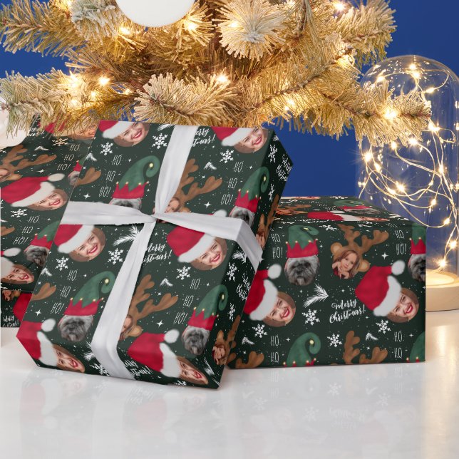 Papier Cadeau Joli plaisir Noël illustration 3 photos (Vacances)