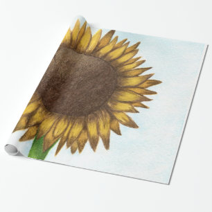 Papier Cadeau Joli tournesol