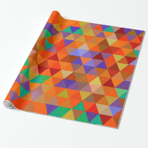 Papier Cadeau Joli Triangle grunge motif I + vos idées
