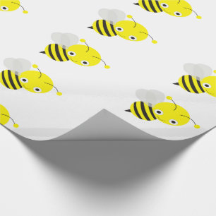 Papier Cadeau Jolie abeille bourdon