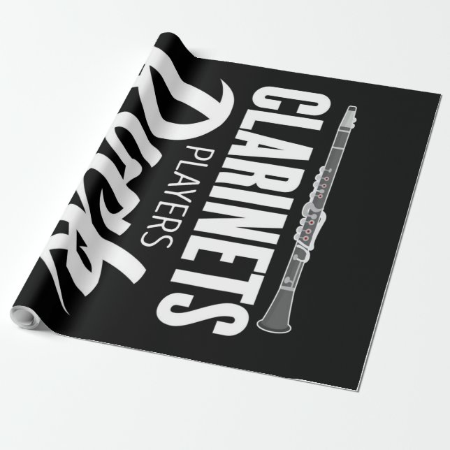 Papier Cadeau jolie clarinette (Déroulé)