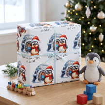 Jolie coutume Santa Hat Penguin Neige Enfants Noël