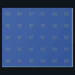 Papier Cadeau Jolis Noms De Couple De Calligraphie Chic Bleu Et<br><div class="desc">Vous Pouvez Facilement Changer Les Polices,  L'image De Fond Et La Couleur,  Les Caractères De Lettre.</div>