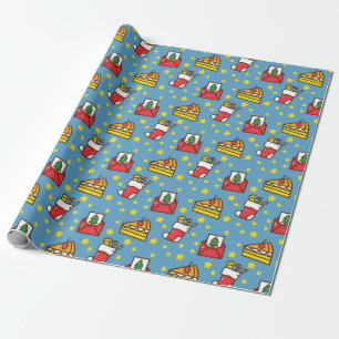 Papier Cadeau Jolly noël