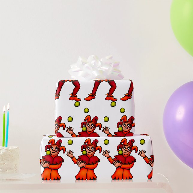 Papier Cadeau Jongleur (Créateur téléchargé)