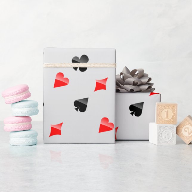Papier Cadeau Jouer des combinaisons de cartes (Baby Shower)