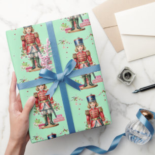 Papier Cadeau Jouet Soldat Arbre de Noël