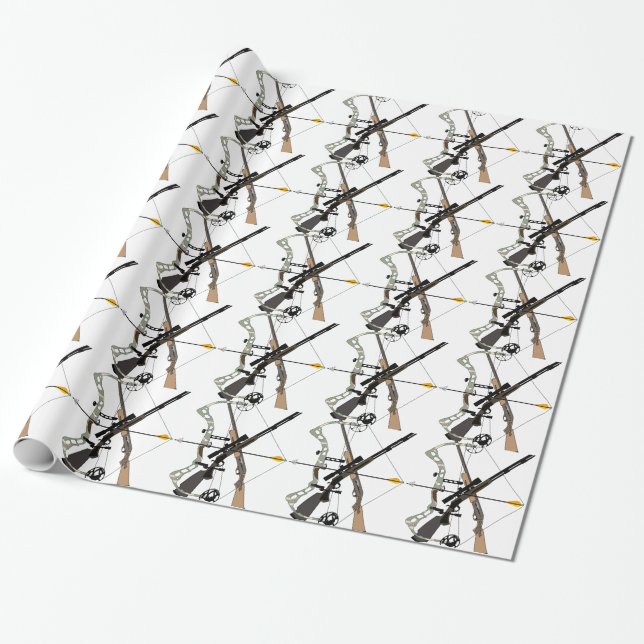 Papier Cadeau Jouets de chasseur (Déroulé)