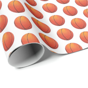 Papier Cadeau Joueur de basket-ball