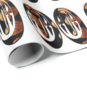 Papier Cadeau Joueurs de basketball Dimensional Numéro 00,