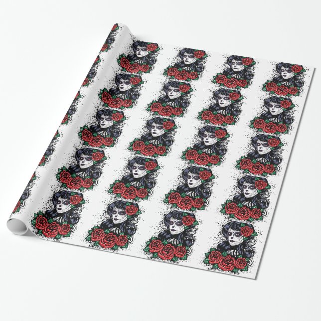 Papier Cadeau Jour de fille morte (Déroulé)