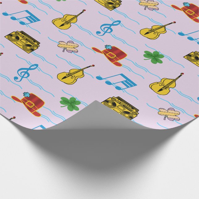 Papier Cadeau jour de la Saint-Patrick (Coin)