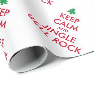 Papier Cadeau Jour de Noël amusant pour le calme et le chant
